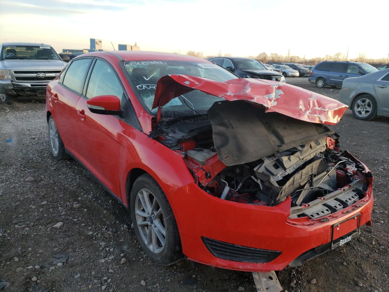 FORD FOCUS SE 2017 with VIN 1FADP3F25HL217695 - Photo from auction