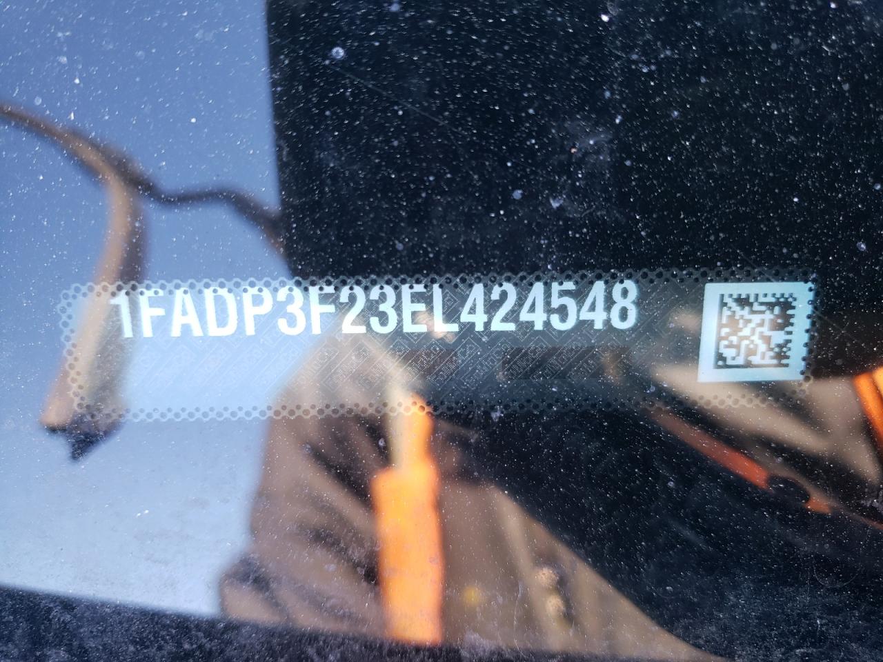 Photo 10 from auction – 2014 FORD FOCUS SE with VIN 1FADP3F23EL424548