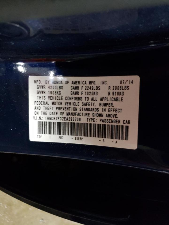 Photo 10 from auction – 2014 HONDA ACCORD LX with VIN 1HGCR2F32EA293709