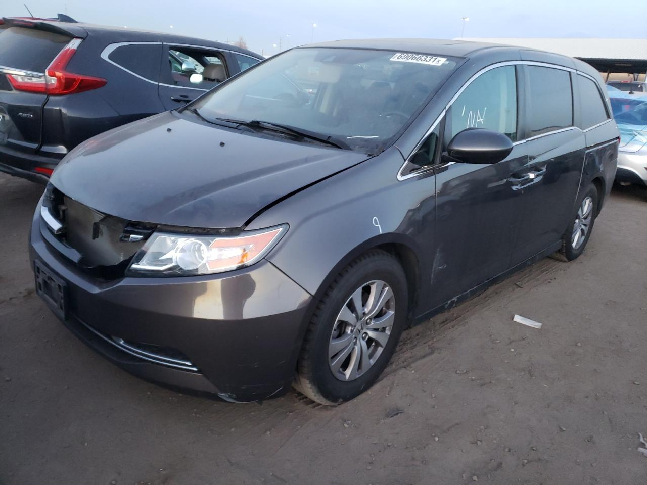 Photo 2 from auction – 2015 HONDA ODYSSEY EX with VIN 5FNRL5H63FB025389