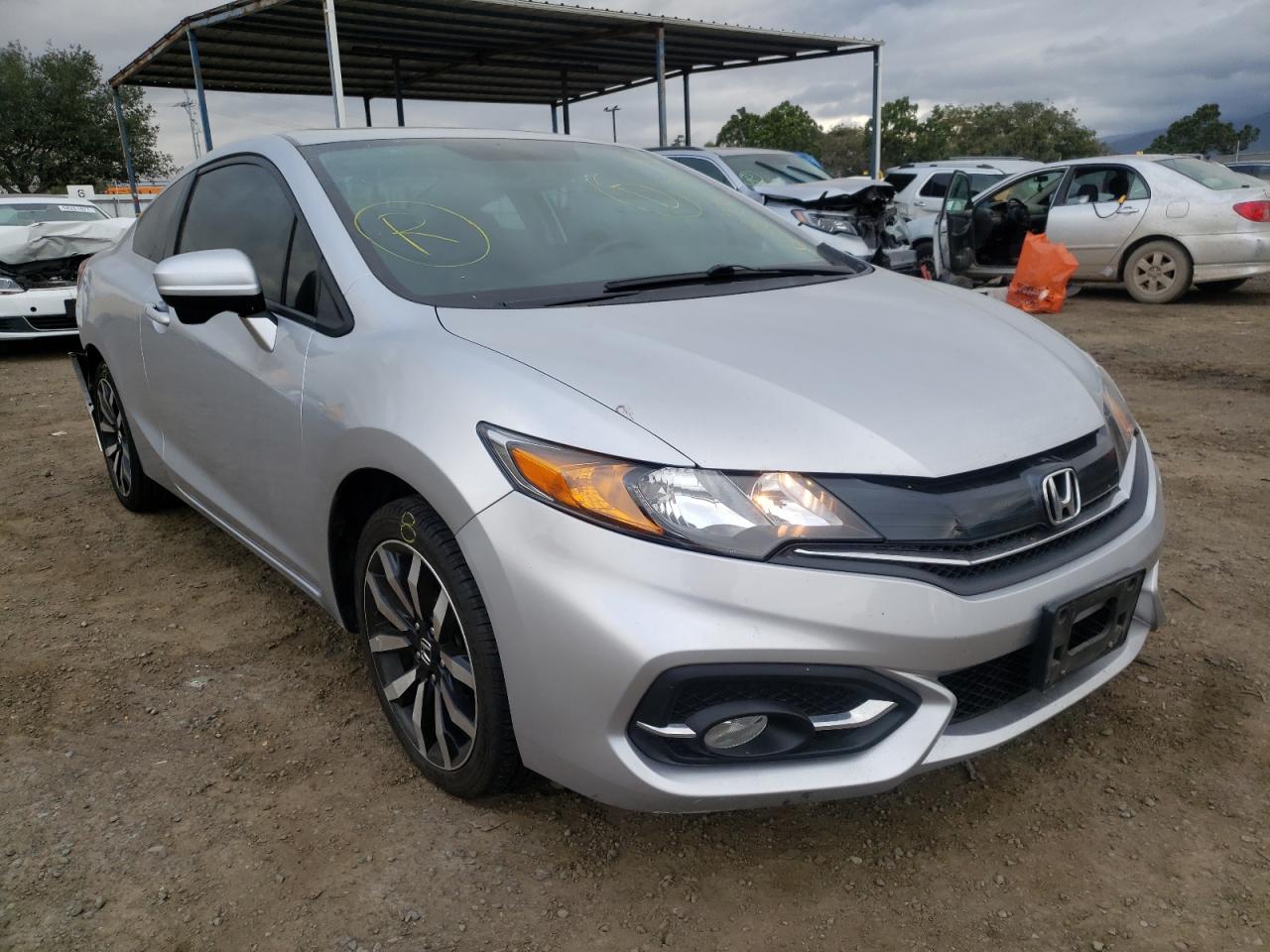 HONDA CIVIC EXL 2014 with VIN 2HGFG3B02EH501366 - Photo from auction