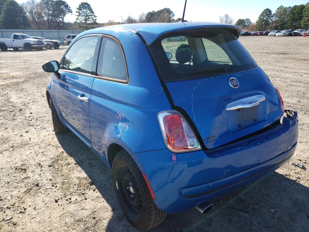 Photo 3 from auction – 2015 FIAT 500 POP with VIN 3C3CFFAR7FT550338