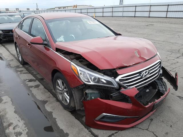 HYUNDAI SONATA SE 2015 with VIN 5NPE24AF0FH169103 - Photo from auction