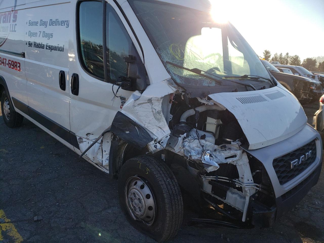Photo 9 from auction – 2019 RAM PROMASTER with VIN 3C6TRVDG2KE529409