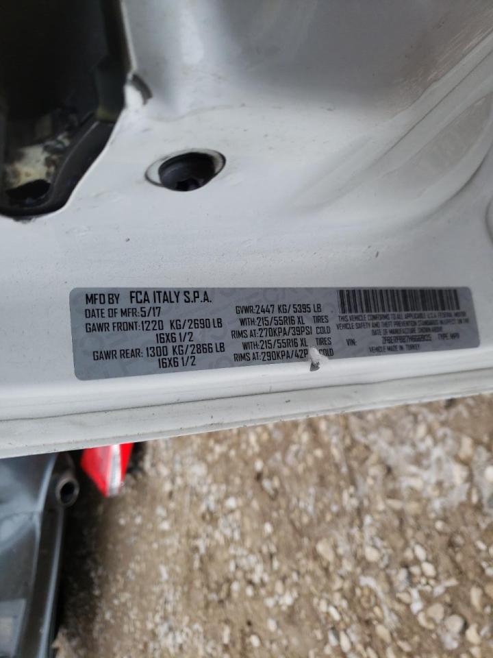 Photo 10 from auction – 2017 RAM PROMASTER with VIN ZFBERFBB7H6G69135