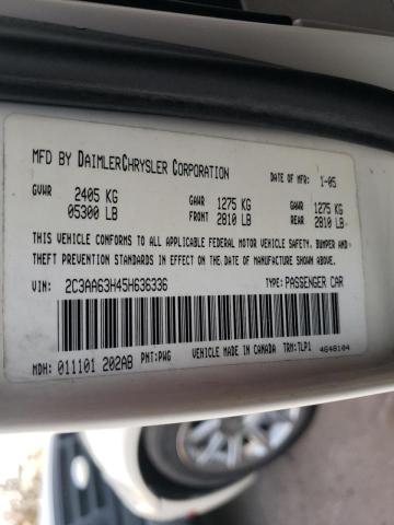 Photo 10 from auction – 2005 CHRYSLER 300C with VIN 2C3AA63H45H636336