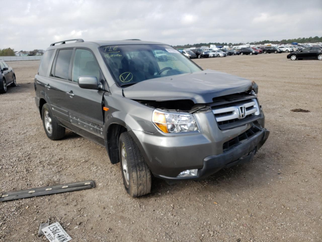 HONDA PILOT EXL 2007 z numerem VIN 2HKYF18717H534727 - Zdjęcie z aukcji