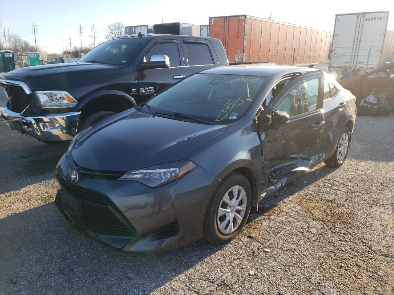 Photo 2 from auction – 2017 TOYOTA COROLLA L with VIN 2T1BURHE9HC878450