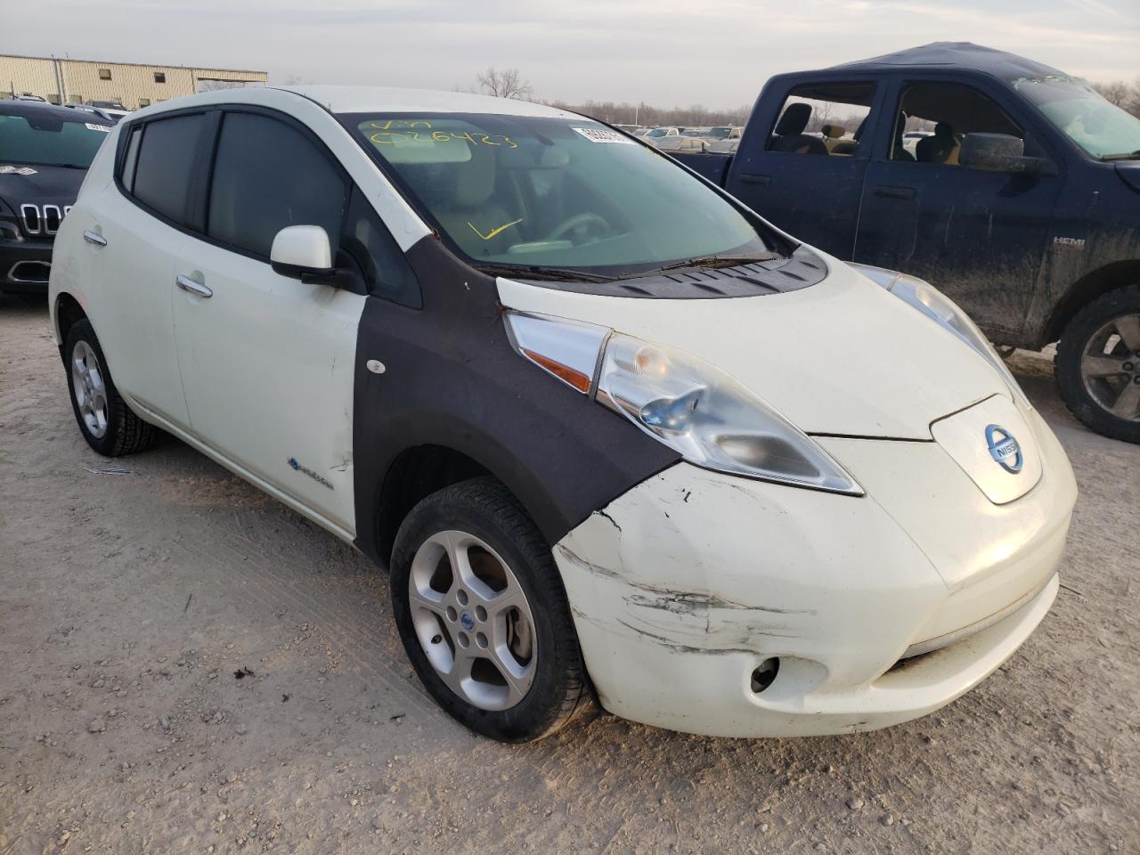 NISSAN LEAF SV 2012 with VIN JN1AZ0CP1CT026423 - Photo from auction