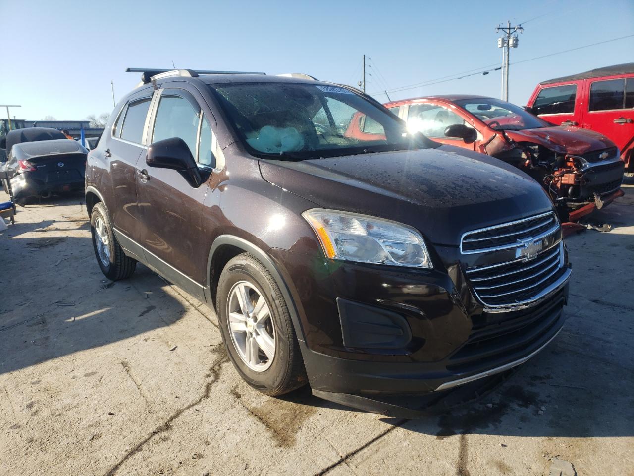 CHEVROLET TRAX 1LT 2015 with VIN KL7CJLSB1FB119812 - Photo from auction