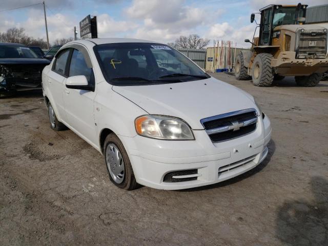 CHEVROLET AVEO BASE 2007 with VIN KL1TD56667B085989 - Photo from auction