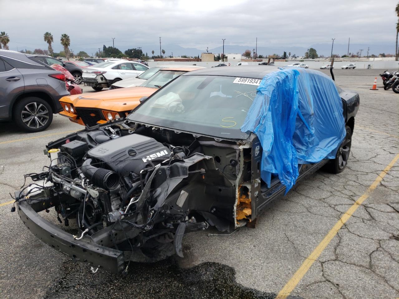 Photo 2 from auction – 2019 DODGE CHARGER R/ with VIN 2C3CDXCT9KH738057