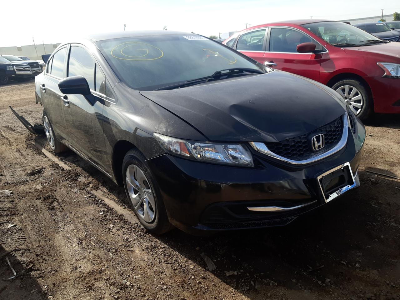 Photo 1 from auction – 2014 HONDA CIVIC LX with VIN 2HGFB2F50EH501705