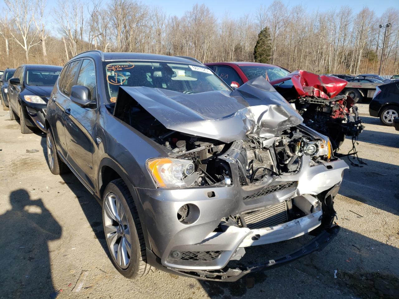BMW X3 XDRIVE3 2011 with VIN 5UXWX7C58BL730938 - Photo from auction