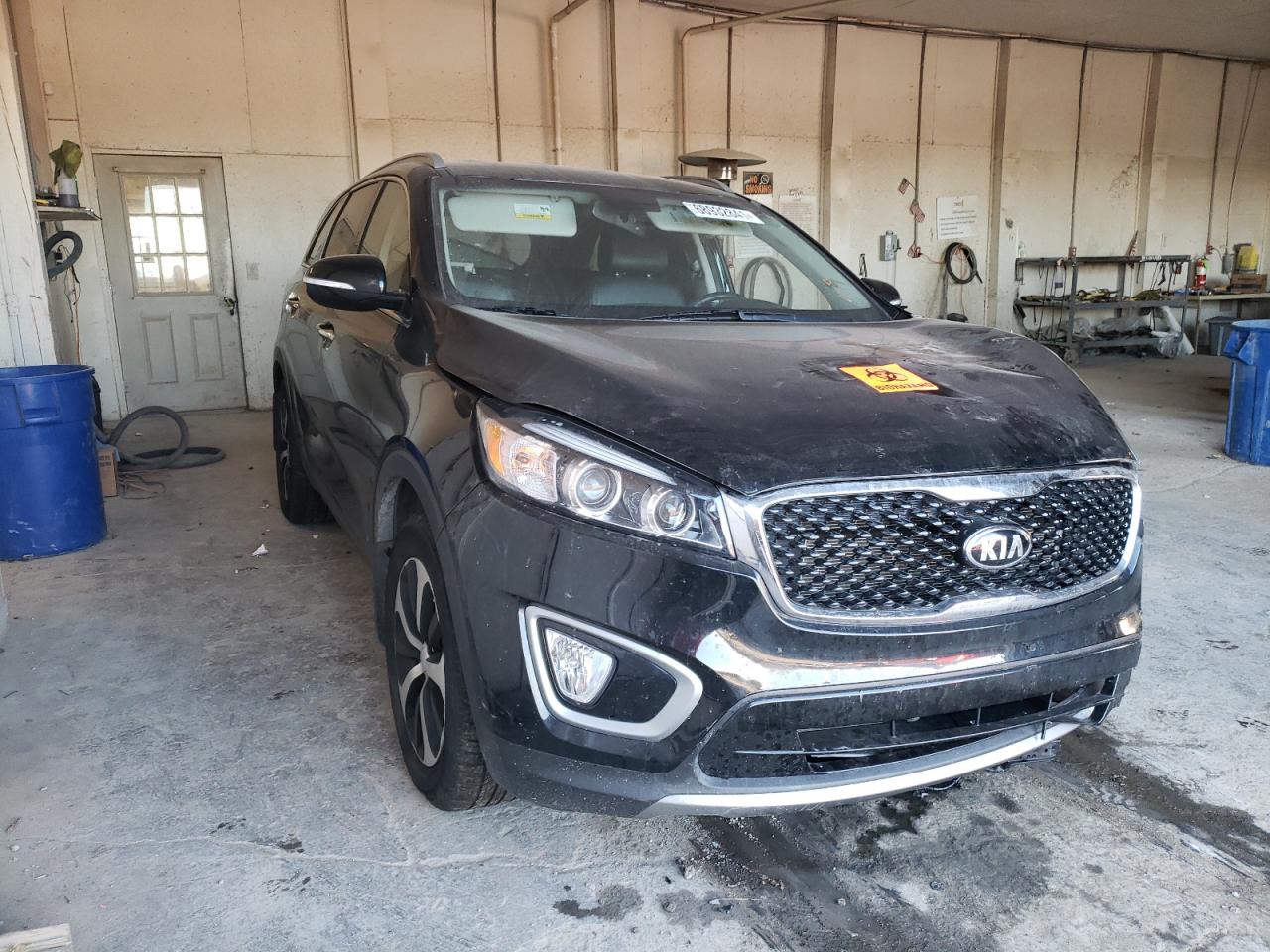 KIA SORENTO EX 2018 with VIN 5XYPH4A50JG396113 - Photo from auction