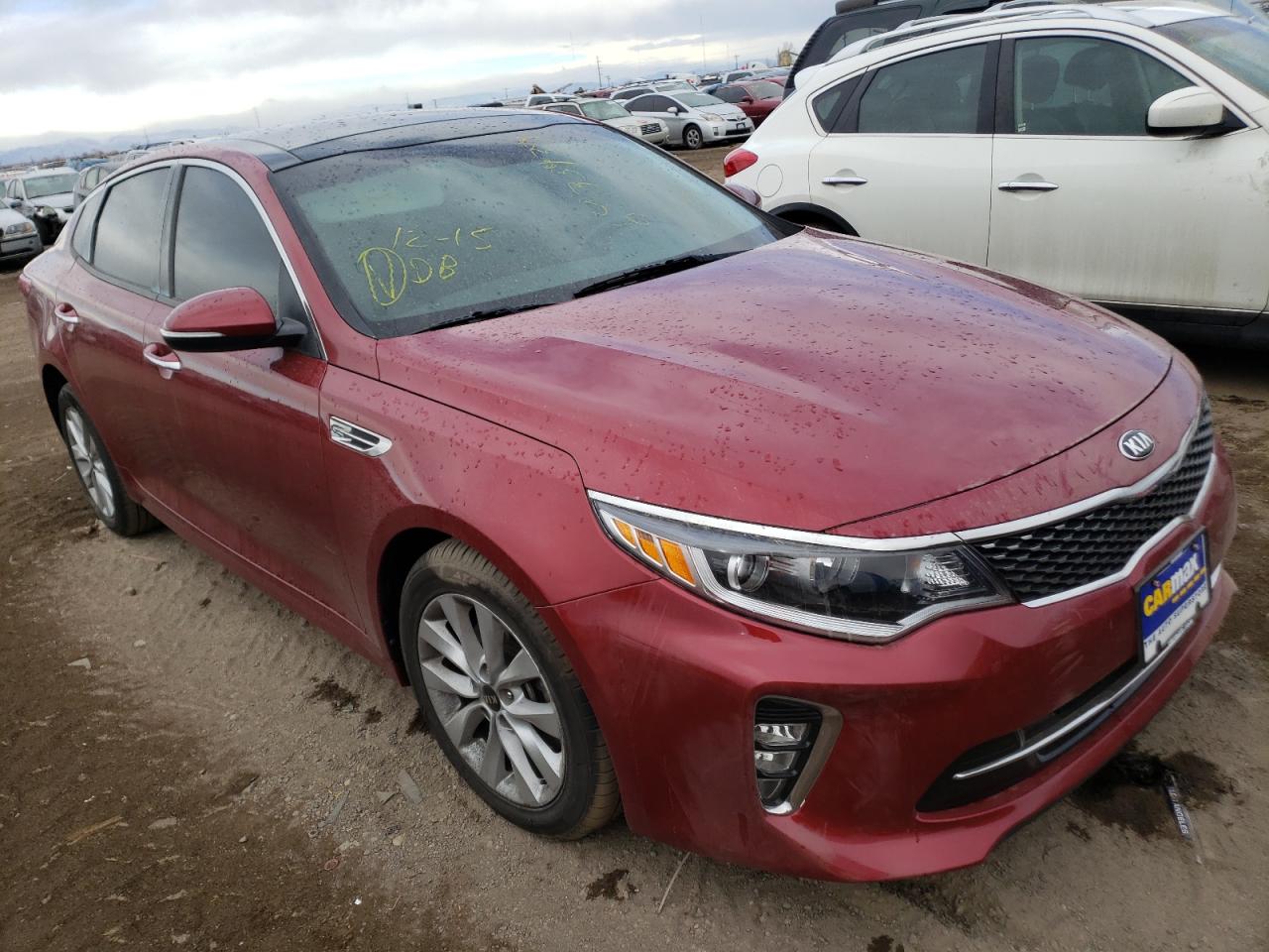 KIA OPTIMA LX 2018 with VIN 5XXGT4L30JG202047 - Photo from auction