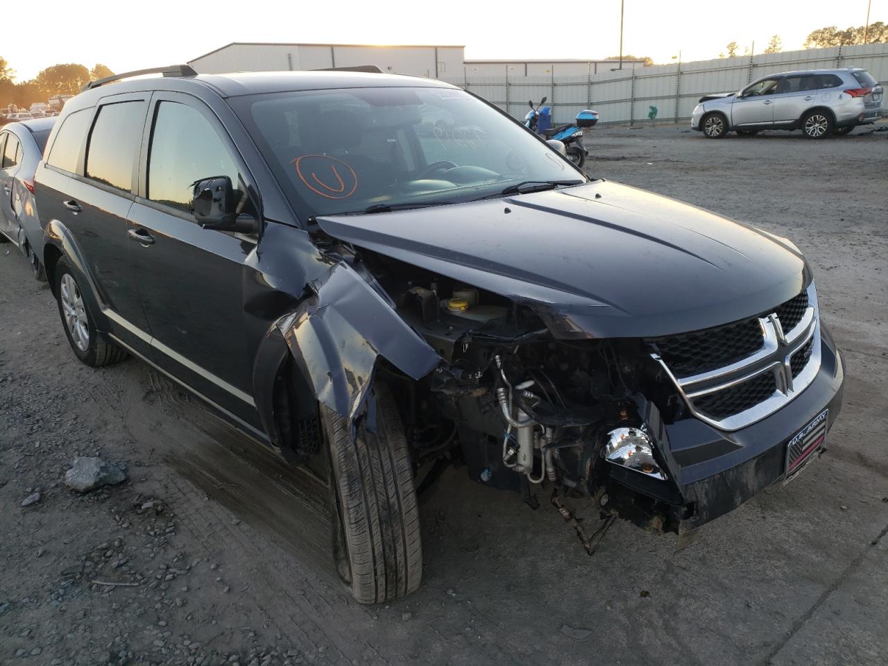 DODGE JOURNEY SE 2016 with VIN 3C4PDCAB3GT212439 - Photo from auction