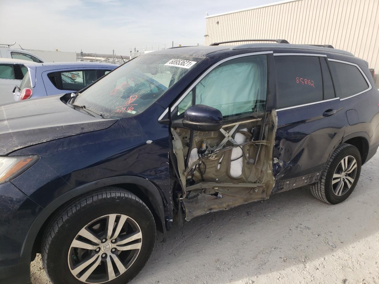 Photo 9 from auction – 2017 HONDA PILOT EXL with VIN 5FNYF6H55HB013716