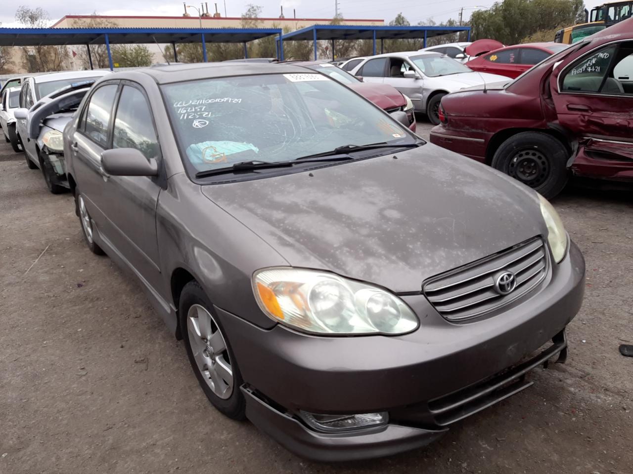 TOYOTA COROLLA CE 2004 with VIN 1NXBR32E94Z290399 - Photo from auction