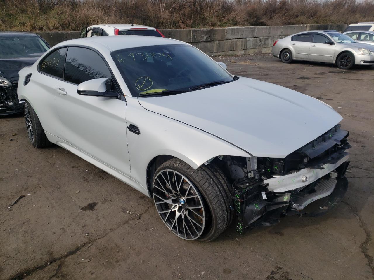 BMW M2 COMPETI 2020 with VIN WBS2U7C08L7E29444 - Photo from auction