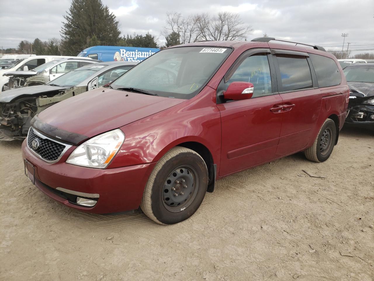 Photo 2 from auction – 2014 KIA SEDONA LX with VIN KNDMG4C78E6556400