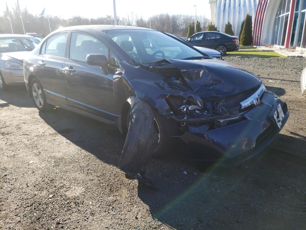 HONDA CIVIC EX 2007 with VIN 1HGFA158X7L040544 - Photo from auction