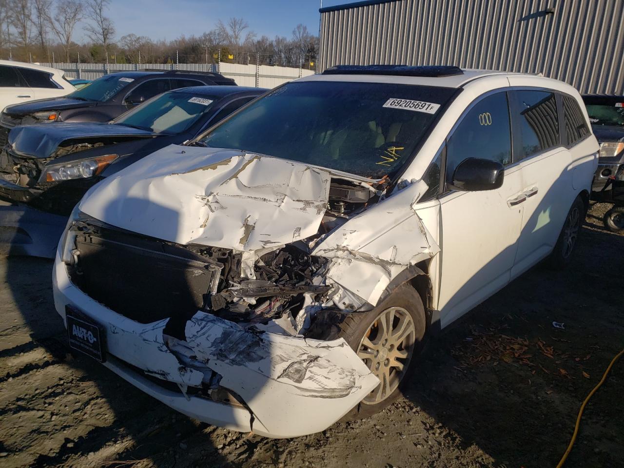 Photo 2 from auction – 2012 HONDA ODYSSEY EX with VIN 5FNRL5H65CB032274