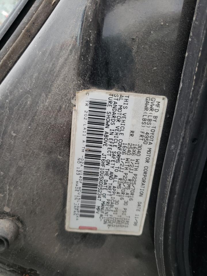 Photo 10 from auction – 1999 LEXUS RX 300 with VIN JT6HF10U5X0052347