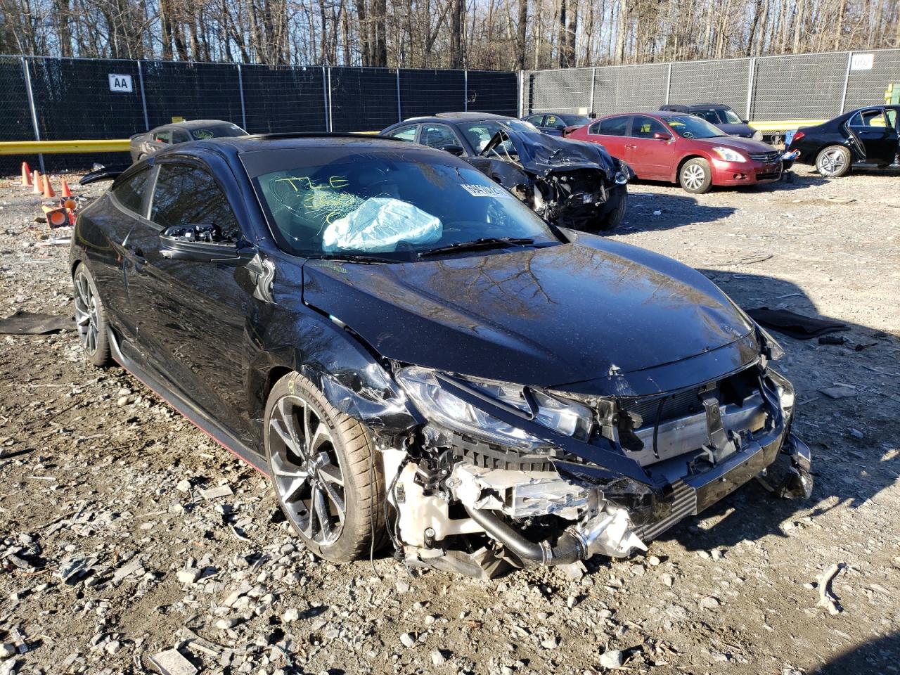 HONDA CIVIC SI 2018 with VIN 2HGFC3A53JH751900 - Photo from auction