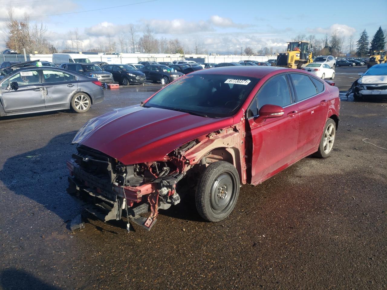 Photo 2 from auction – 2016 FORD FUSION SE with VIN 3FA6P0H73GR145167