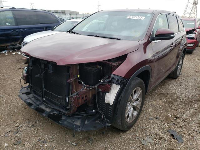 Photo 2 from auction – 2015 TOYOTA HIGHLANDER with VIN 5TDZKRFH0FS087343
