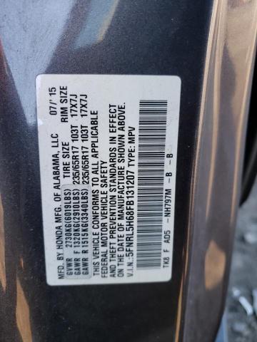 Photo 10 from auction – 2015 HONDA ODYSSEY EX with VIN 5FNRL5H68FB131207