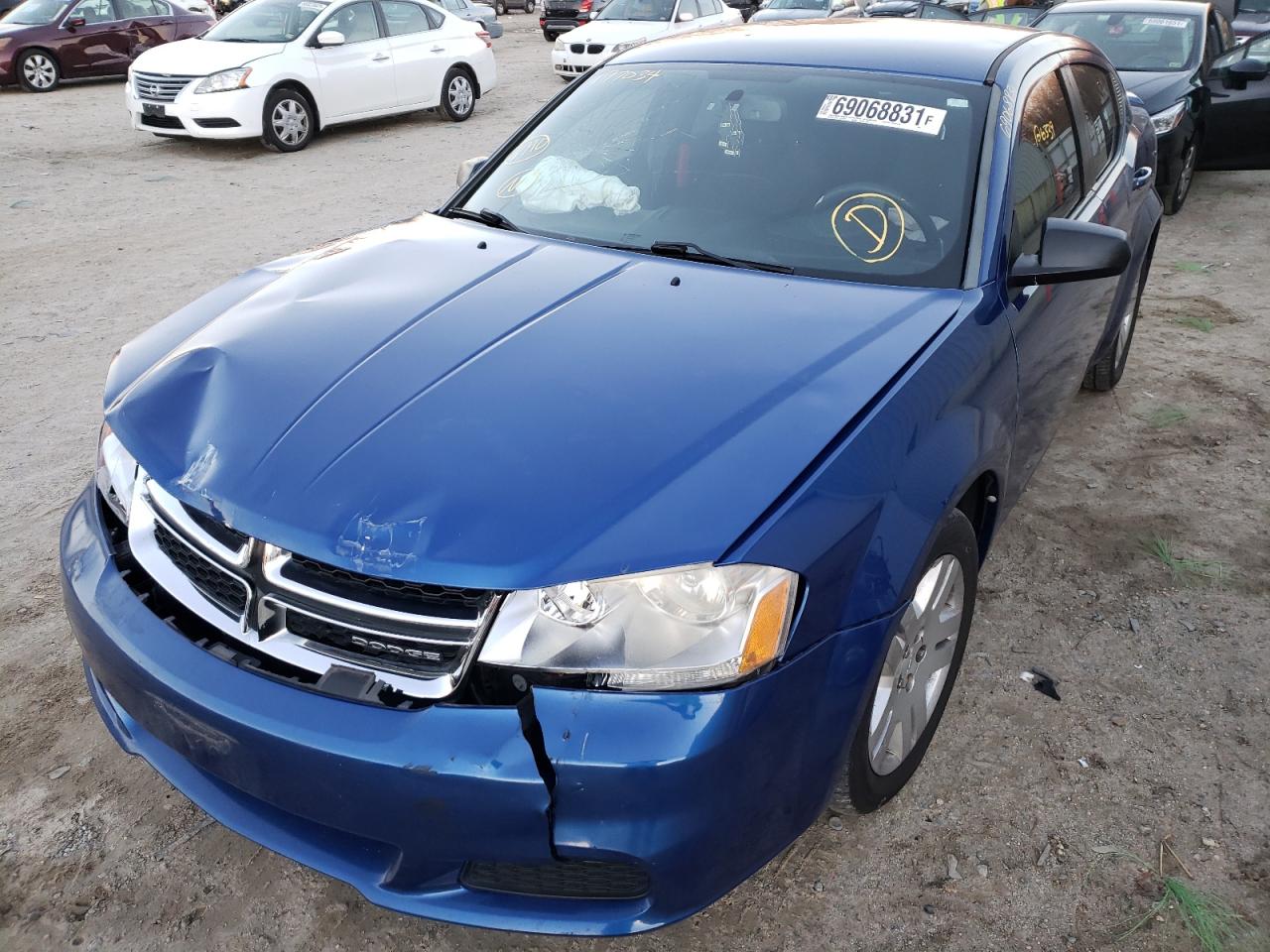 Photo 2 from auction – 2012 DODGE AVENGER with VIN 1C3CDZABXCN197034