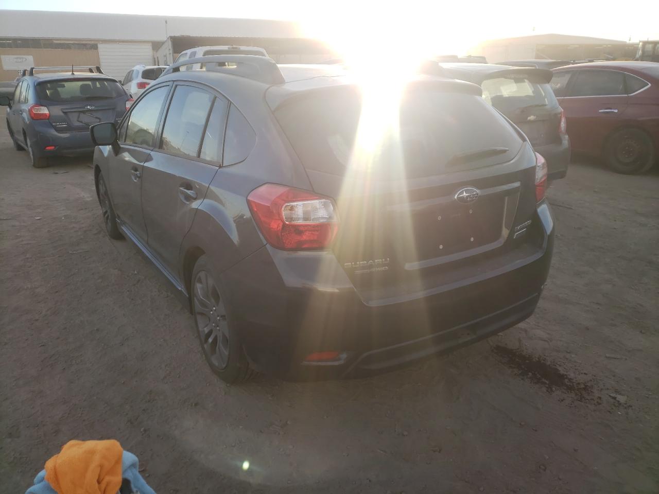Photo 3 from auction – 2013 SUBARU IMPREZA SP with VIN JF1GPAR62D2883963