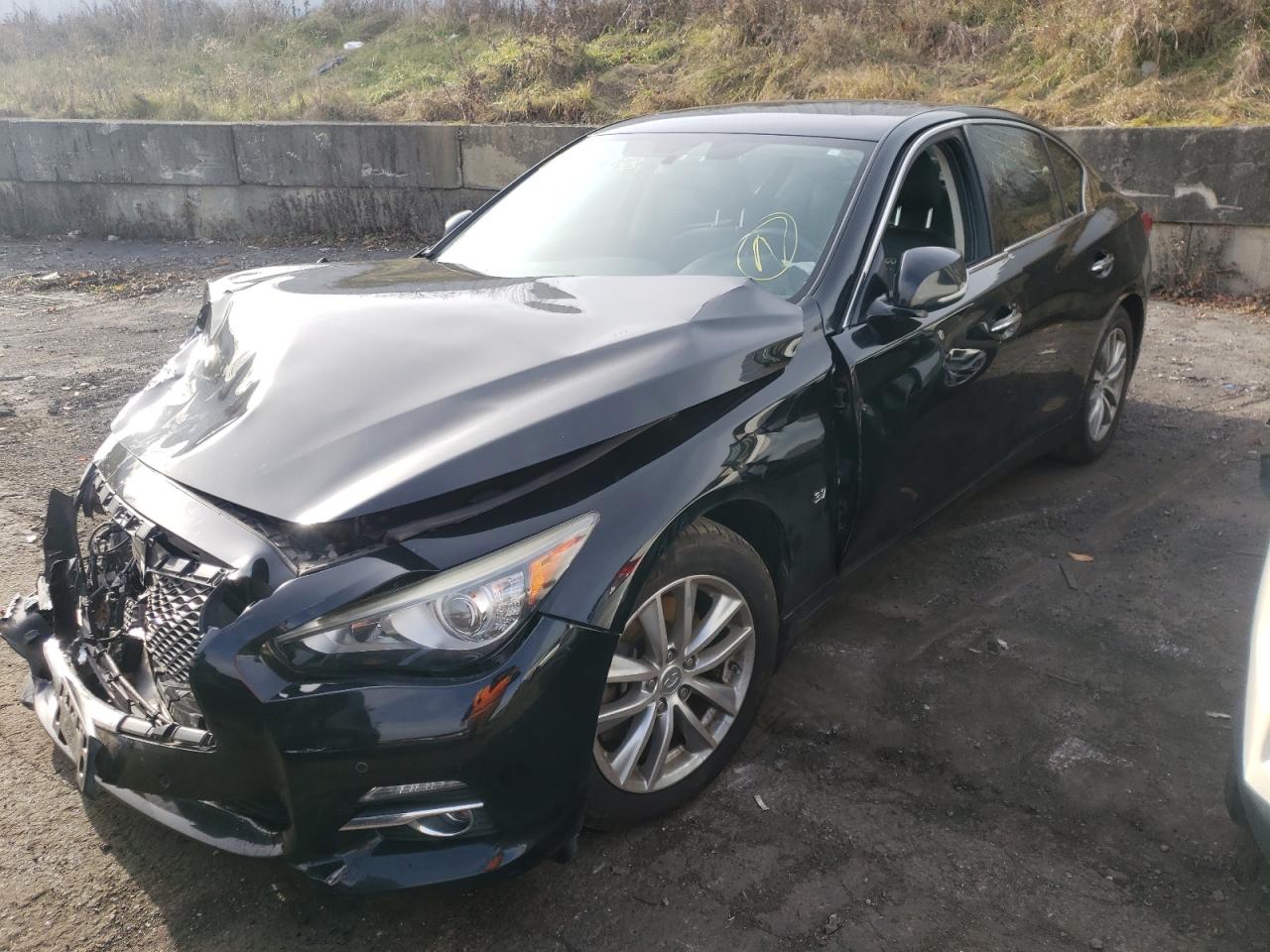 Photo 2 from auction – 2014 INFINITI Q50 BASE with VIN JN1BV7AR2EM693480