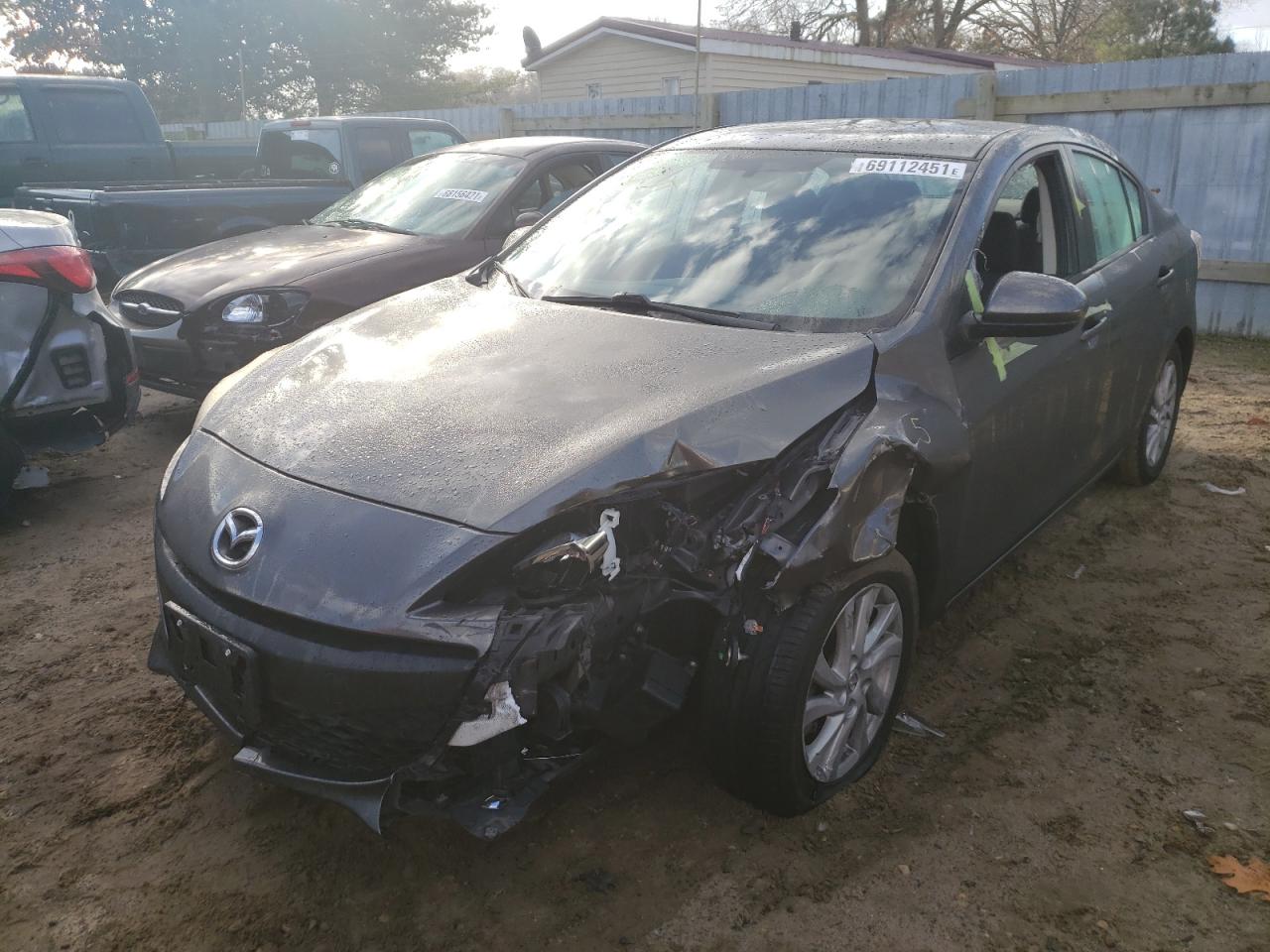 Photo 2 from auction – 2012 MAZDA 3 I with VIN JM1BL1V88C1607864