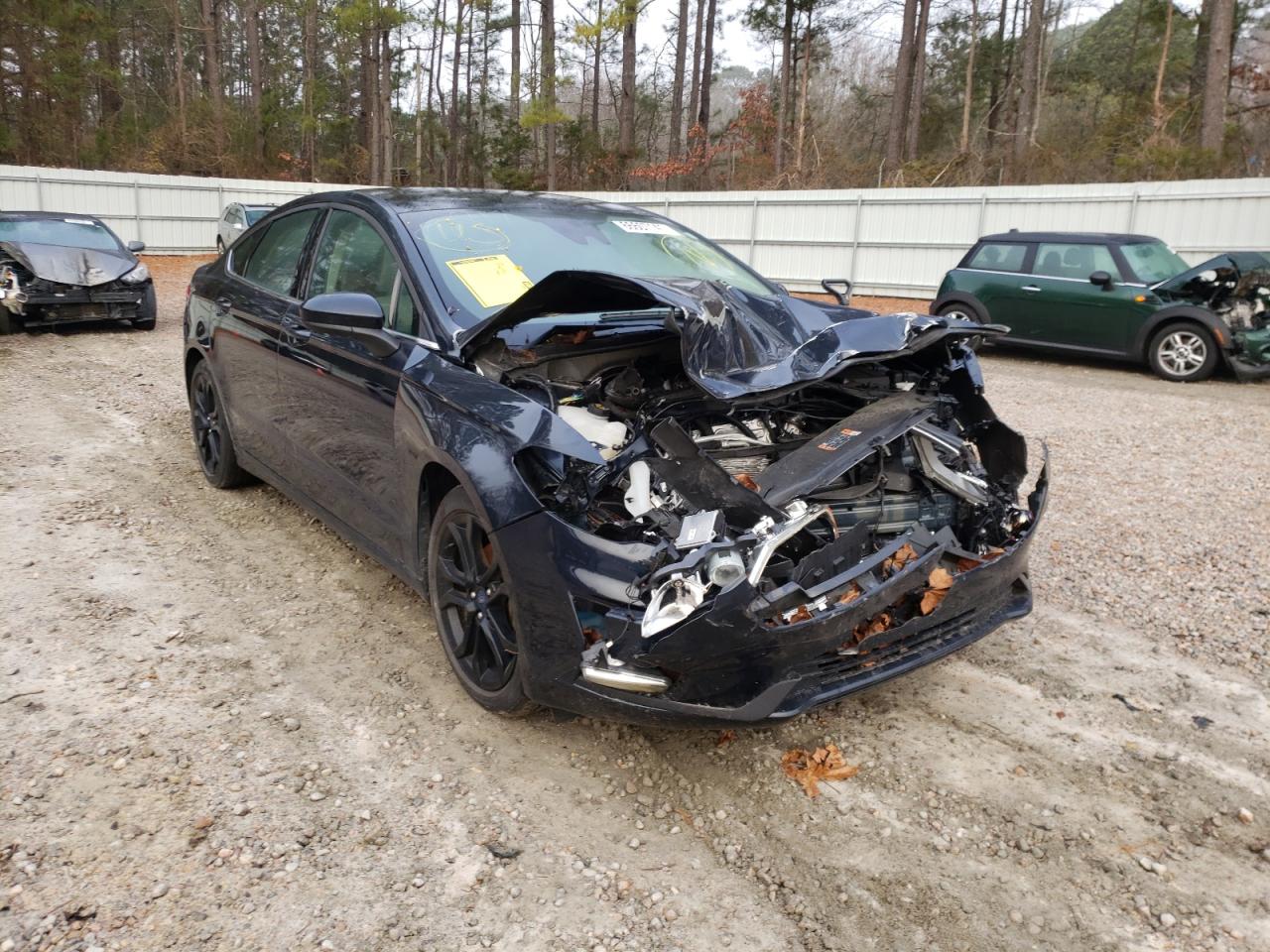 FORD FUSION SE 2020 with VIN 3FA6P0HD6LR143347 - Photo from auction