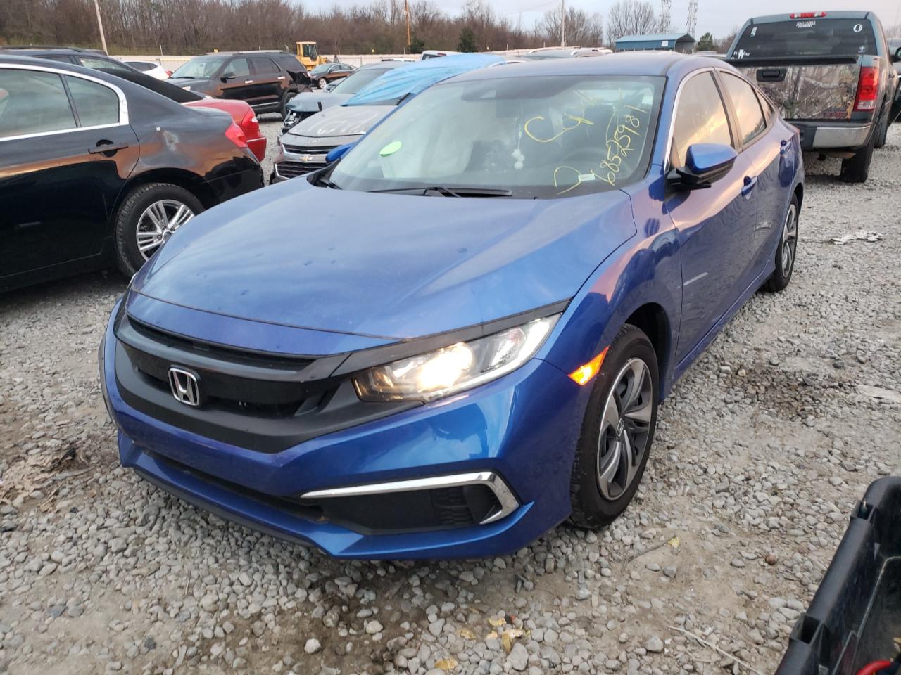 Photo 2 from auction – 2021 HONDA CIVIC LX with VIN 2HGFC2F60MH517634