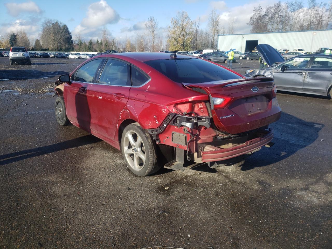 Photo 3 from auction – 2016 FORD FUSION SE with VIN 3FA6P0H73GR145167