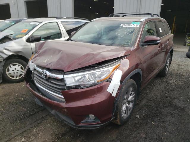 Photo 2 from auction – 2015 TOYOTA HIGHLANDER with VIN 5TDJKRFH5FS136856