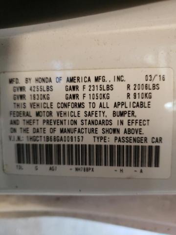 Photo 10 from auction – 2016 HONDA ACCORD EXL with VIN 1HGCT1B68GA009157