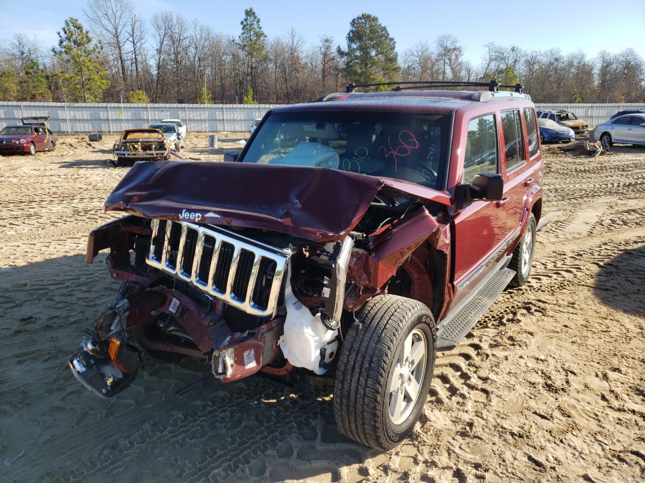 Photo 2 from auction – 2007 JEEP COMMANDER with VIN 1J8HG58237C553485
