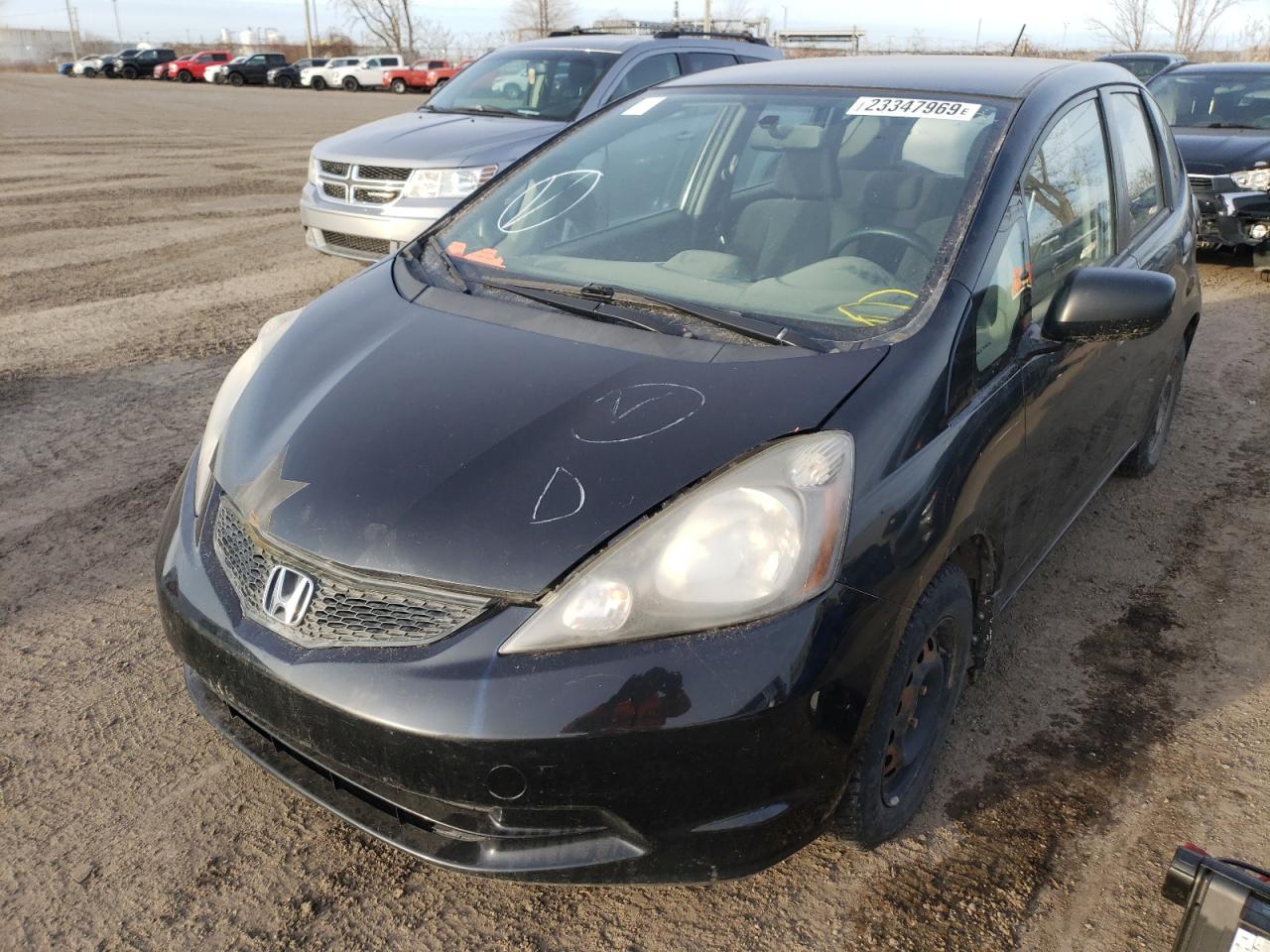 Photo 2 from auction – 2009 HONDA FIT with VIN JHMGE87259S805370