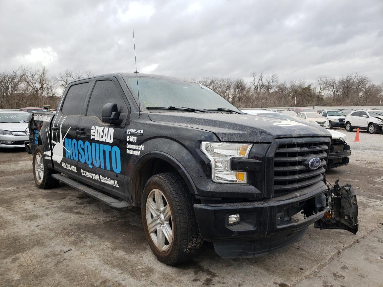 FORD F150 SUPER 2016 with VIN 1FTEW1CF6GKD42870 - Photo from auction