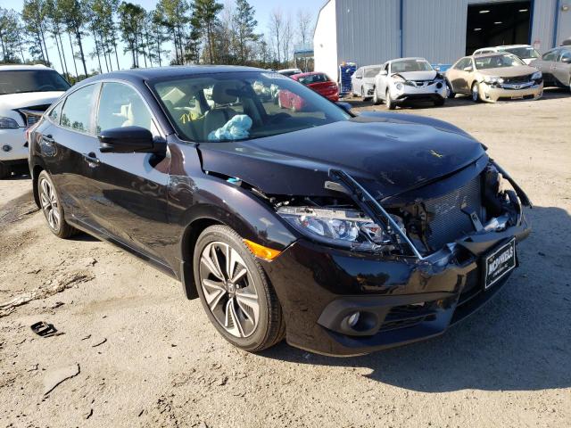 HONDA CIVIC EX 2018 with VIN JHMFC1F39JX022630 - Photo from auction