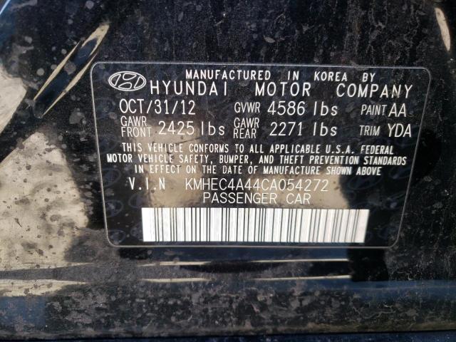 Photo 10 from auction – 2012 HYUNDAI SONATA HYB with VIN KMHEC4A44CA054272