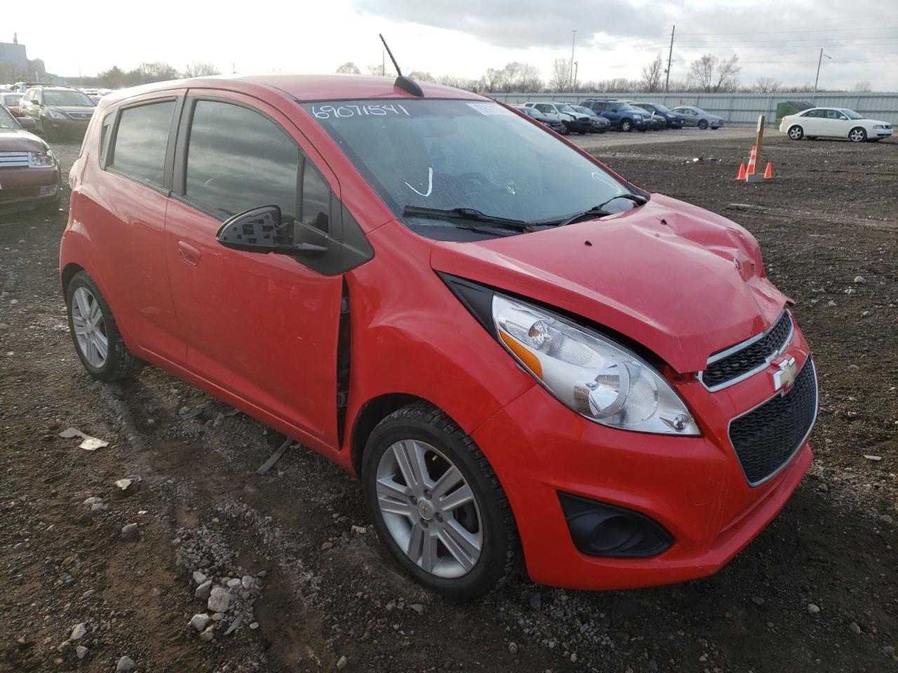 CHEVROLET SPARK LS 2015 with VIN KL8CB6S97FC790497 - Photo from auction