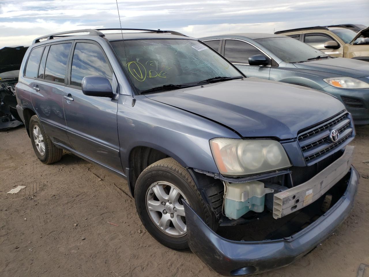 TOYOTA HIGHLANDER 2003 with VIN JTEHF21A430103247 - Photo from auction