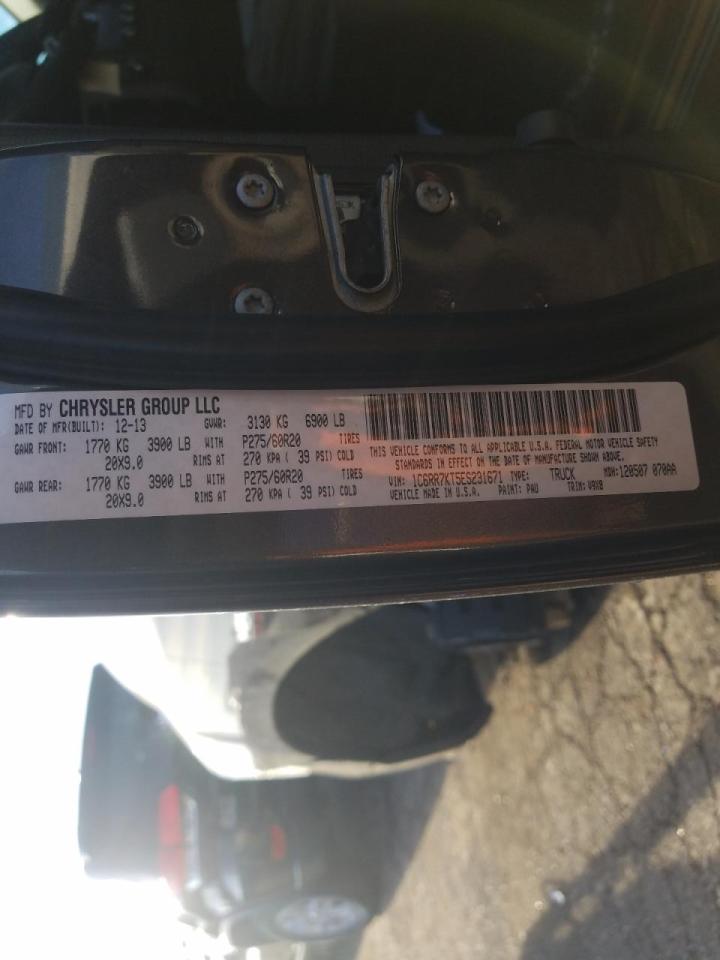 Photo 10 from auction – 2014 RAM 1500 ST with VIN 1C6RR7KT5ES231671