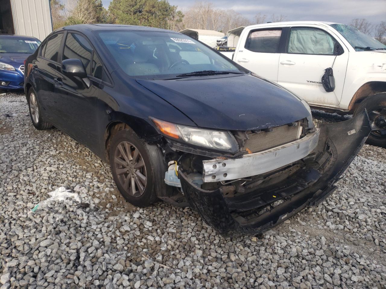 HONDA CIVIC EXL 2012 with VIN 19XFB2F93CE076202 - Photo from auction